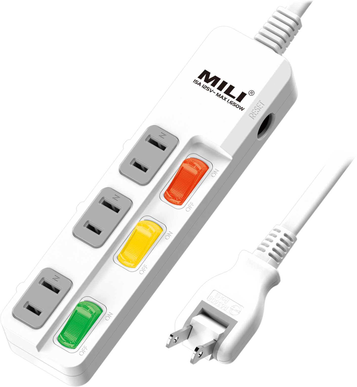 3切3座2P安全延長線組-9尺