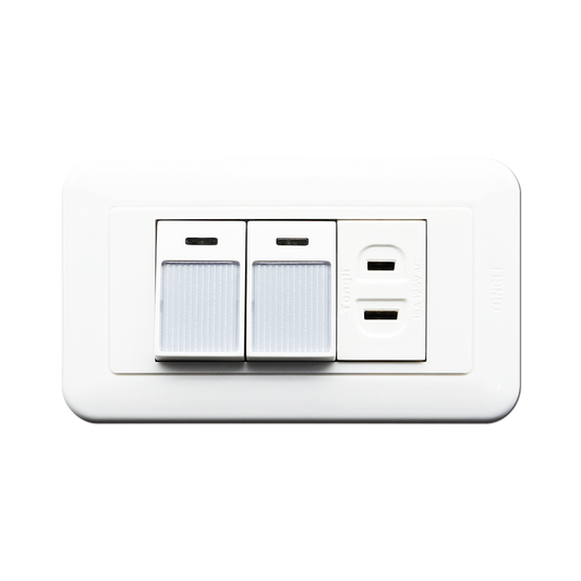 條紋大型夜光雙開單插組