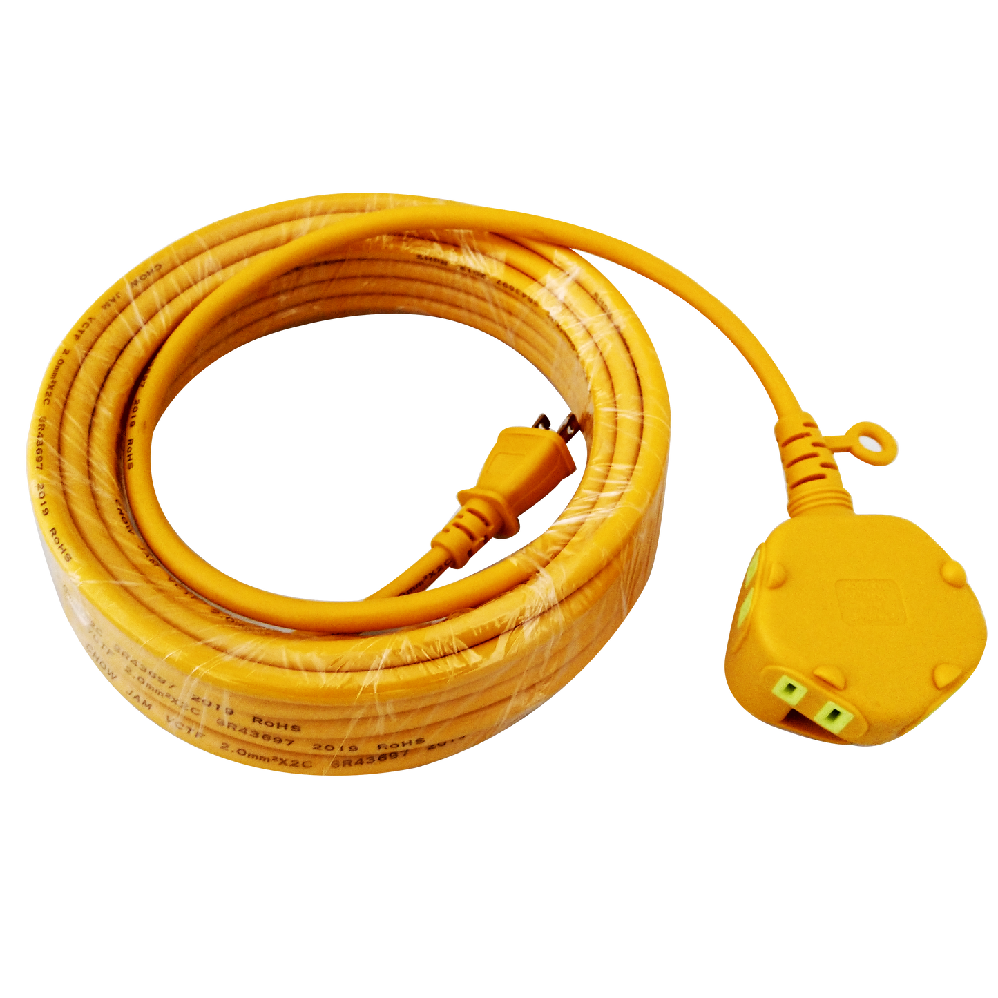 2P4插1開關家用戶外專用型動力線-15尺