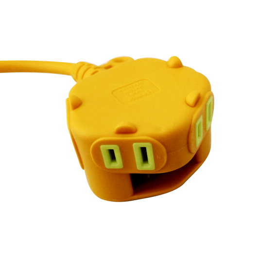 2P4插1開關家用戶外專用型動力線-1尺