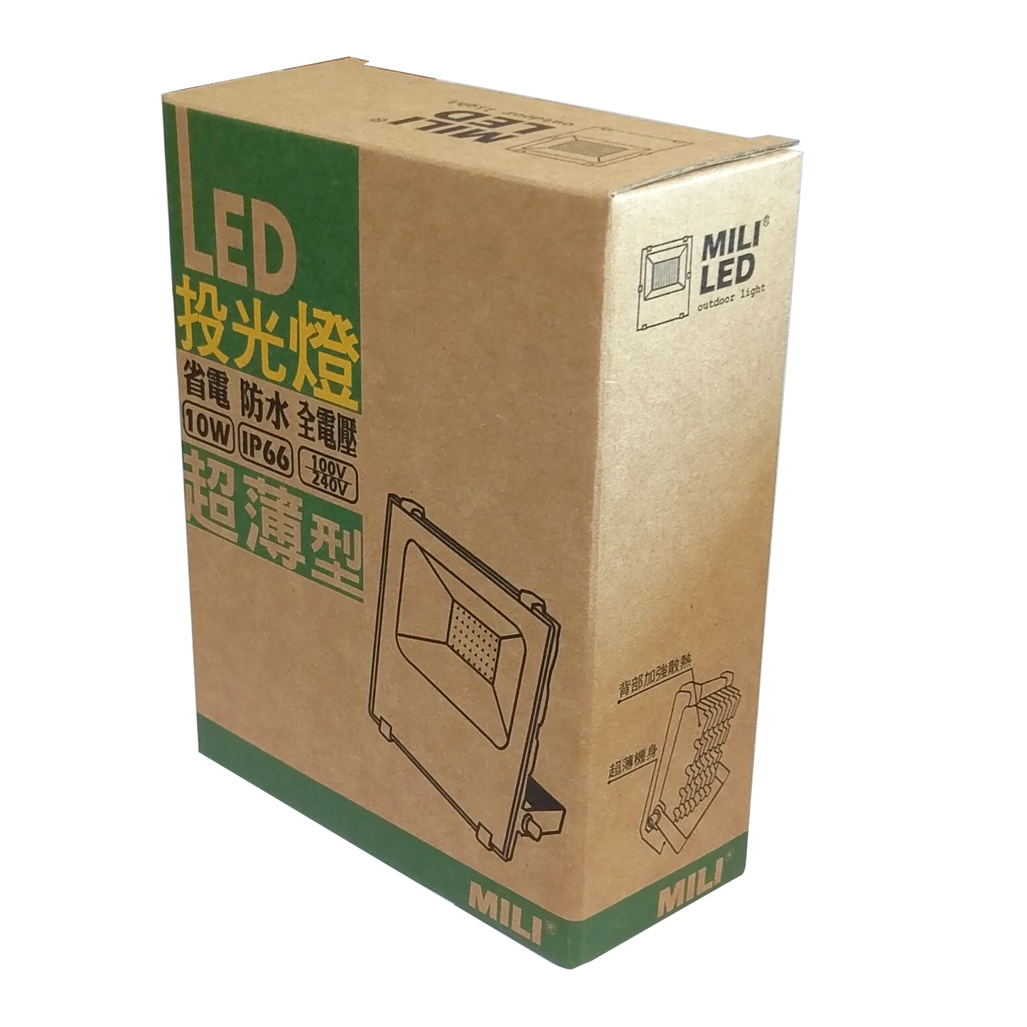 LED超薄型SMD 10W投光燈