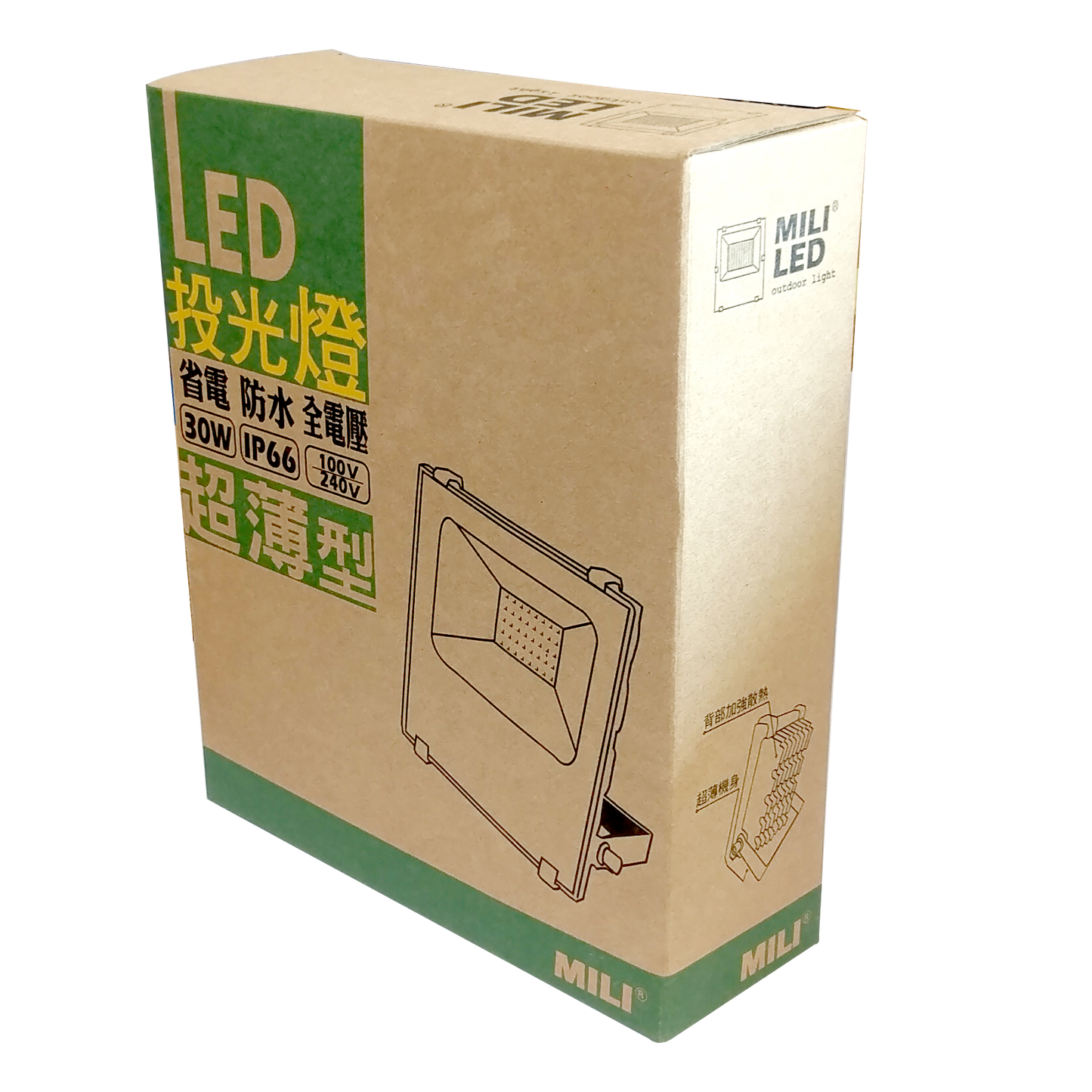 LED超薄型SMD 30W投光燈
